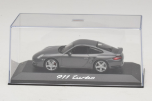 Porsche 911 997 Turbo Grey Metallic Minichamps 1:43 WAP02013016 Diecast - image 4 of 5