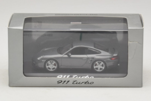Porsche 911 997 Turbo Grey Metallic Minichamps 1:43 WAP02013016 Diecast - image 5 of 5