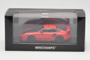 Porsche 911 997.2 GT2 RS Red with Black Wheels Minichamps 1:43 400069407 Diecast - image 4 of 4