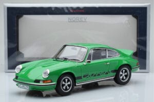 Porsche 911 Carrera RS 2.7 Green Norev 1:18 187680 Diecast - image 6 of 6