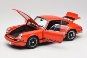 Porsche 911 Carrera RS 2.7 Orange & Black Stripes AUTOart 1:18 78054 Diecast - image 2 of 8
