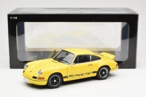 Porsche 911 Carrera RS 2.7 Yellow AUTOart 1:18 78053 Diecast - image 8 of 8