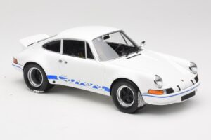 Porsche 911 Carrera RSR Group 4 GT White & Blue 1973 Minichamps 1:18 107065020 Diecast - image 4 of 6