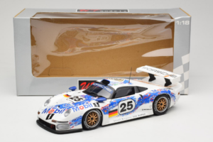 Porsche 911 GT1 #25 H. Stuck / T. Boutsen / B. Wollek 24 Hours of Le Mans 1996 UT Models 1:18 180966625 Diecast - image 8 of 8