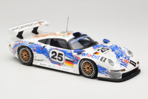 Porsche 911 GT1 #25 H. Stuck / T. Boutsen / B. Wollek 24 Hours of Le Mans 1996 UT Models 1:18 180966625 Diecast - image 6 of 8