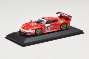 Porsche 911 GT1 #27 BMS Scuderia Italia 24 Hours of Le Mans 1997 Minichamps 1:43 430976627 Diecast - image 2 of 4