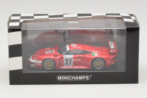 Porsche 911 GT1 #27 BMS Scuderia Italia 24 Hours of Le Mans 1997 Minichamps 1:43 430976627 Diecast - image 4 of 4