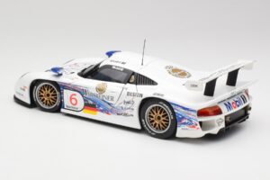 Porsche 911 GT1 #6 T. Boutsen / H-J. Stuck 1997 UT Models 1:18 39720 Diecast - image 7 of 8