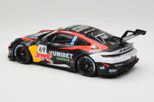 Porsche 911 GT3 Cup 992 #69 K. Rovanpera Zolder GP 2024 IXO 1:18 18RMC226 Diecast - image 5 of 6