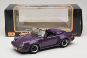 Porsche 911 3.2 Speedster Purple Maisto 1:18 50248 Diecast - image 8 of 8