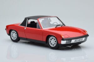 Porsche 914 1.7 Bahia Red Norev 1:18 187690 Diecast - image 4 of 7