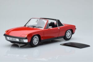 Porsche 914 1.7 Bahia Red Norev 1:18 187690 Diecast - image 6 of 7