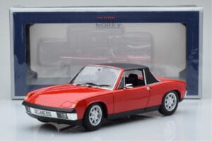 Porsche 914 1.7 Bahia Red Norev 1:18 187690 Diecast - image 7 of 7