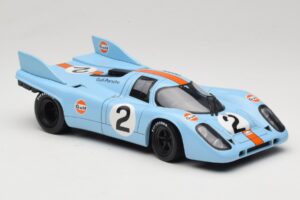 Porsche 917K #2 Gulf P. Rodriguez / J. Oliver 1000km Monza Winner 1971 Eagles Race 1:18 903008 Diecast - image 4 of 6