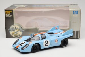 Porsche 917K #2 Gulf P. Rodriguez / J. Oliver 1000km Monza Winner 1971 Eagles Race 1:18 903008 Diecast - image 6 of 6