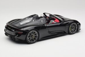 Porsche 918 Spyder Basalt Black Metallic Minichamps 1:18 110062431 Diecast - image 3 of 8