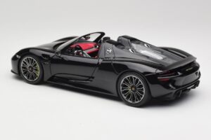 Porsche 918 Spyder Basalt Black Metallic Minichamps 1:18 110062431 Diecast - image 7 of 8