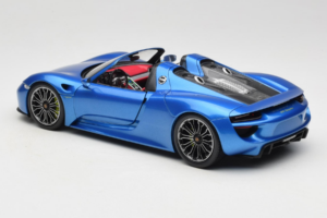 Porsche 918 Spyder Blue Metallic Minichamps 1:18 110062432 Diecast - image 7 of 8