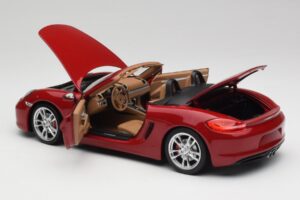 Porsche Boxster 981 S Guards Red Minichamps 1:18 110062031 Diecast - image 5 of 8