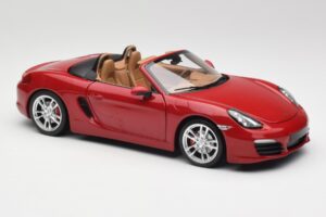 Porsche Boxster 981 S Guards Red Minichamps 1:18 110062031 Diecast - image 6 of 8