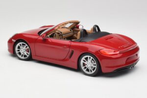 Porsche Boxster 981 S Guards Red Minichamps 1:18 110062031 Diecast - image 7 of 8