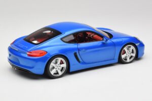 Porsche Cayman 981 S Aqua Blue Metallic Minichamps 1:18 110062221 Diecast - image 3 of 8
