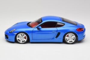 Porsche Cayman 981 S Aqua Blue Metallic Minichamps 1:18 110062221 Diecast - image 4 of 8