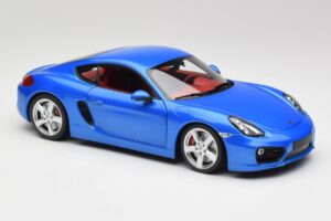 Porsche Cayman 981 S Aqua Blue Metallic Minichamps 1:18 110062221 Diecast - image 6 of 8