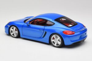 Porsche Cayman 981 S Aqua Blue Metallic Minichamps 1:18 110062221 Diecast - image 7 of 8