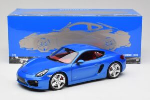Porsche Cayman 981 S Aqua Blue Metallic Minichamps 1:18 110062221 Diecast - image 8 of 8