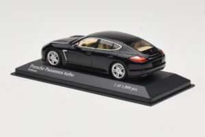 Porsche Panamera 970 Turbo Black Metallic Minichamps 1:43 400068271 Diecast - image 3 of 4