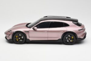 Porsche Taycan Turbo S Cross Turismo Pink Metallic GT Spirit 1:18 GT440 Resin - image 3 of 6