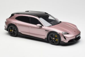 Porsche Taycan Turbo S Cross Turismo Pink Metallic GT Spirit 1:18 GT440 Resin - image 4 of 6
