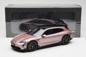 Porsche Taycan Turbo S Cross Turismo Pink Metallic GT Spirit 1:18 GT440 Resin - image 6 of 6