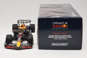Red Bull RB19 #11 S. Perez Oracle Red Bull Racing Saudi Arabian Grand Prix Winner 2023 Minichamps 1:18 110230111 Resin - image 6 of 6