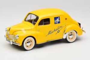 Renault 4CV Michelin Yellow Solido 1:18 82002 Diecast
