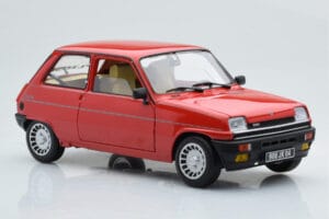 Renault 5 Alpine Turbo Red Norev 1:18 185243 Diecast - image 6 of 8