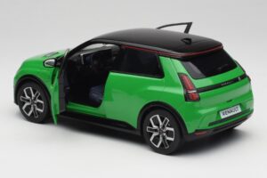 Renault 5 E-Tech Electric Pop Green & Black Norev 1:18 185502 Diecast - image 5 of 8