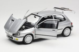 Renault Clio 16S Mk1 Iceberg Grey Norev 1:18 185256 Diecast - image 2 of 8