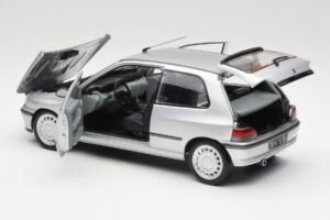 Renault Clio 16S Mk1 Iceberg Grey Norev 1:18 185256 Diecast - image 5 of 8
