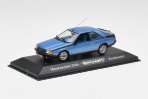 Renault Fuego Blue Metallic Minichamps 1:43 400113520 Diecast - image 2 of 4