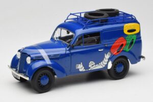 Renault Juvaquatre Michelin Blue Solido 1:18 82008 Diecast