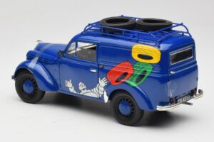 Renault Juvaquatre Michelin Blue Solido 1:18 82008 Diecast - image 6 of 8