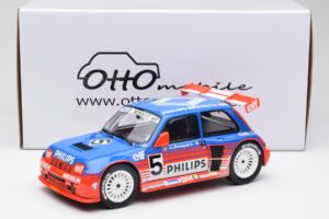 Renault R5 Maxi Turbo #5 Philips J-L. Busquet Superproduction 1987 Otto 1:18 OT1094 Resin - image 6 of 6