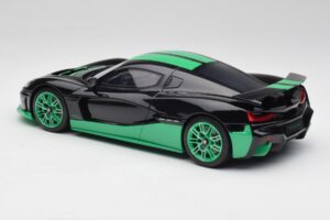 Rimac Nevera Record Monochrome Black GT Spirit 1:18 GT916 Resin - image 5 of 6