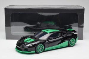 Rimac Nevera Record Monochrome Black GT Spirit 1:18 GT916 Resin - image 6 of 6
