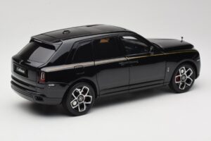 Rolls-Royce Cullinan Black With Gold Coachline & Shadow Wheels OEM 1:18 028-15A Diecast - image 3 of 8