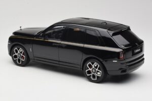 Rolls-Royce Cullinan Black With Gold Coachline & Shadow Wheels OEM 1:18 028-15A Diecast - image 7 of 8