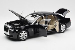 Rolls-Royce Ghost Black & Silver Kyosho 1:18 008802BKS2 Diecast - image 2 of 8