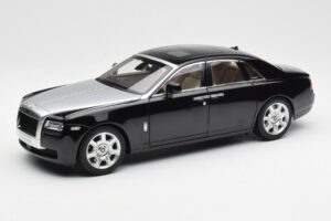 Rolls-Royce Ghost Black & Silver Kyosho 1:18 008802BKS2 Diecast
